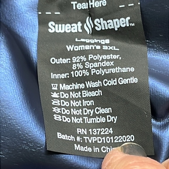 Sweat Shaper Athletic Leggings - Picture 7 of 13